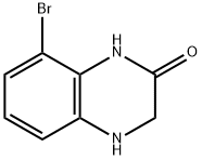 2(1H)-Quinoxalinone, 8-bromo-3,4-dihydro- Structure