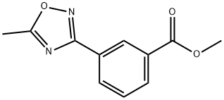 Methyl 3-(5-Methyl-1,2,4-oxadiazol-3-yl)benzoate Structure