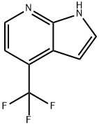 4-(trifluoroMethyl)-1H-pyrrolo[2,3-b]pyridine 구조식 이미지