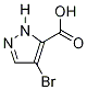 4-bromo-1H-pyrazole-5-carboxylic acid(SALTDATA: FREE) 구조식 이미지