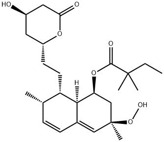 3(R)-Hydroperoxy Simvastatin Structure