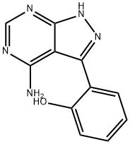 2-(4-AMino-1H-pyrazolo[3,4-d]pyriMidin-3-yl)-phenol 구조식 이미지