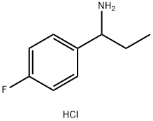 1-(4-FLUORO-PHENYL)-PROPYLAMINE HYDROCHLORIDE Structure