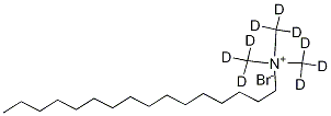 n-HexadecyltriMethyl-d3-aMMoniuM BroMide Structure