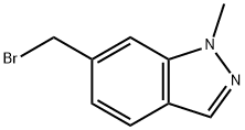 6-Bromomethyl-1-methylindazole 구조식 이미지
