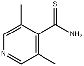 3,5-디메틸티오이소니코틴아미드 구조식 이미지