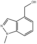 4-Hydroxymethyl-1-methylindazole 구조식 이미지