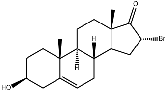 (16α-bromine)-3α-Dehydroepiandrosterone Structure