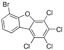 MONOBROMO-TETRACHLORODIBENZOFURAN Structure