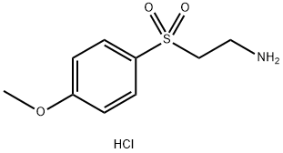 2-(4-Methoxy-benzenesulfonyl)-ethylaminehydrochloride 구조식 이미지