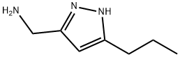 3-(아미노메틸)-5-프로필피라졸 구조식 이미지