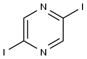 2,5-Diiodopyrazine Structure