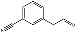 3-cyanophenylacetaldehyde Structure