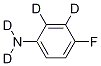 4-플루오로아닐린–d4 구조식 이미지