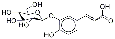 카페인산4-β-D-글루쿠로나이드 구조식 이미지