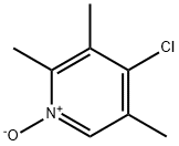 4-클로로-2,3,5-트리메틸피리딘-1-옥사이드 구조식 이미지