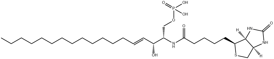 N-비오티닐D-에리스로-스핑고신-1-포스페이트 구조식 이미지