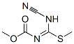 Carbamic  acid,  [(cyanoamino)(methylthio)methylene]-,  methyl  ester  (9CI) Structure