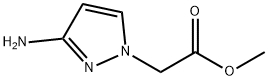 Methyl (3-amino-1H-pyrazol-1-yl)acetate Structure