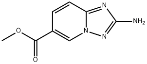 2-AMino-[1,2,4]triazolo[1,5-a]pyridine-6-carboxylic acid Methyl ester Structure