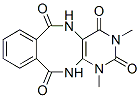 Pyrimido[4,5-c][2,5]benzodiazocine-2,4,6,11(1H,3H)-tetrone,  5,12-dihydro-1,3-dimethyl- 구조식 이미지