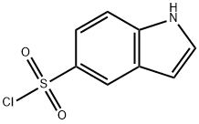 indol-5-ylsulfonyl chloride Structure