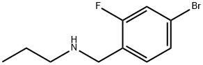 N-Propyl 4-broMo-2-fluorobenzylaMine Structure