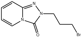 2-(3-브로모프로필)-1,2,4-트리아졸로-피리딘-3-온 구조식 이미지