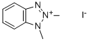 1,2-Dimethyl-1H-benzotriazolium iodide Structure
