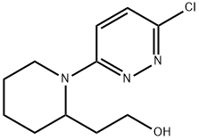 2-[1-(6-Chloropyridazin-3-yl)piperidin-2-yl]ethanol Structure