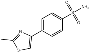 4-(2-Methyl-1,3-thiazol-4-yl)benzene-1-sulfonamide 구조식 이미지