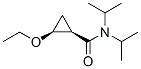 시클로프로판카르복사미드,2-에톡시-N,N-비스(1-메틸에틸)-,시스-(9CI) 구조식 이미지