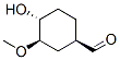 Cyclohexanecarboxaldehyde, 4-hydroxy-3-methoxy-, [1R-(1alpha,3alpha,4beta)]- (9CI) 구조식 이미지
