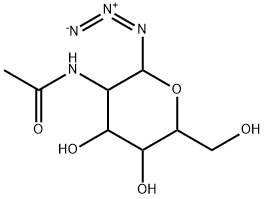 N-(2-Azido-4,5-dihydroxy-6-(hydroxymethyl)tetrahydro-2H-pyran-3-yl)acetamide Structure