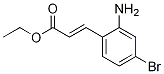 ethyl (2E)-3-(2-aMino-4-broMophenyl)prop-2-enoate Structure