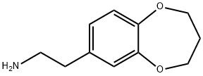 2-(3,4-DIHYDRO-2H-1,5-BENZODIOXEPIN-7-YL)ETHANAMINE Structure