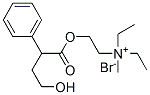 diethyl-[2-(4-hydroxy-2-phenyl-butanoyl)oxyethyl]-methyl-azanium bromide Structure