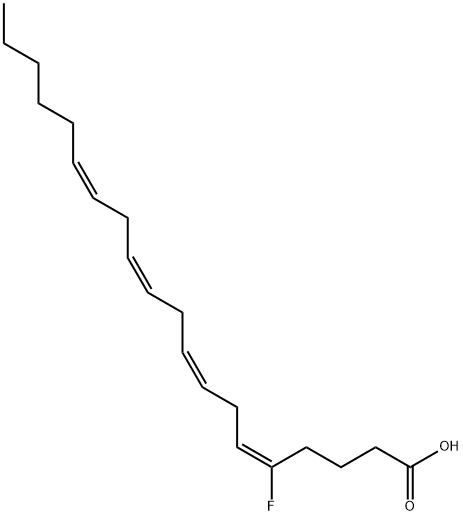 5-fluoroarachidonic acid Structure