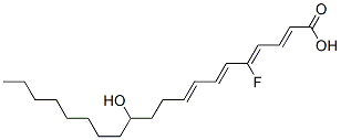 5-플루오로-12-하이드록시에이코사테트라엔산 구조식 이미지