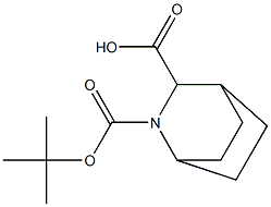 2(S)-Aza-bicyclo[2.2.2]octane-2,3-dicarboxylic acid 2-tert-butyl ester Structure