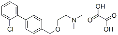 Ethanamine, 2-((2'-chloro(1,1'-biphenyl)-4-yl)methoxy)-N,N-dimethyl-, ethanedioate Structure