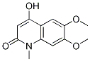 2(1H)-Quinolinone, 4-hydroxy-6,7-diMethoxy-1-Methyl- Structure