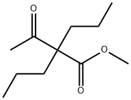 2-Acetyl-2-propylvaleric acid methyl ester Structure