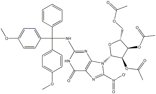 1096020-94-8 N-(4,4'-DiMethoxytrityl)-8-nitroguanosine 2',3',5'-Triacetate