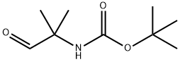 tert-butyl 2-formylpropan-2-ylcarbamate 구조식 이미지