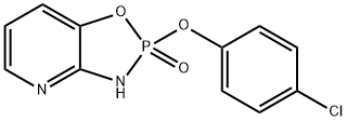 2-(4-Chloro-phenoxy)-3H-[1,3,2]oxazaphospholo[
4,5-b]pyridine 2-oxide Structure