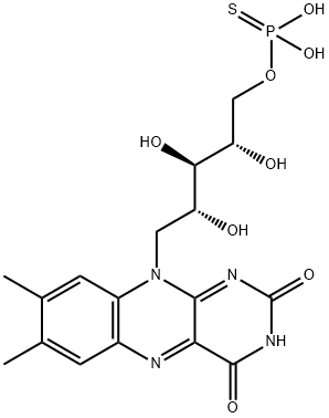 riboflavin 5'-phosphorothioate Structure