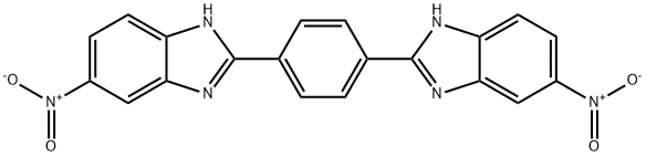 5-NITRO-2-(4-(5-NITRO-1H-BENZO[D]IMIDAZOL-2-YL)PHENYL)-1H-BENZO[D]IMIDAZOLE 구조식 이미지