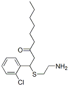 1-(2-aminoethylthio)-1-(2-chlorophenyl)nonan-3-one 구조식 이미지