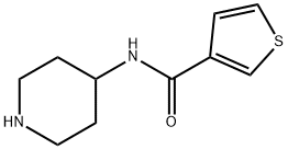 N-4-PIPERIDINYL-3-THIOPHENECARBOXAMIDE 구조식 이미지